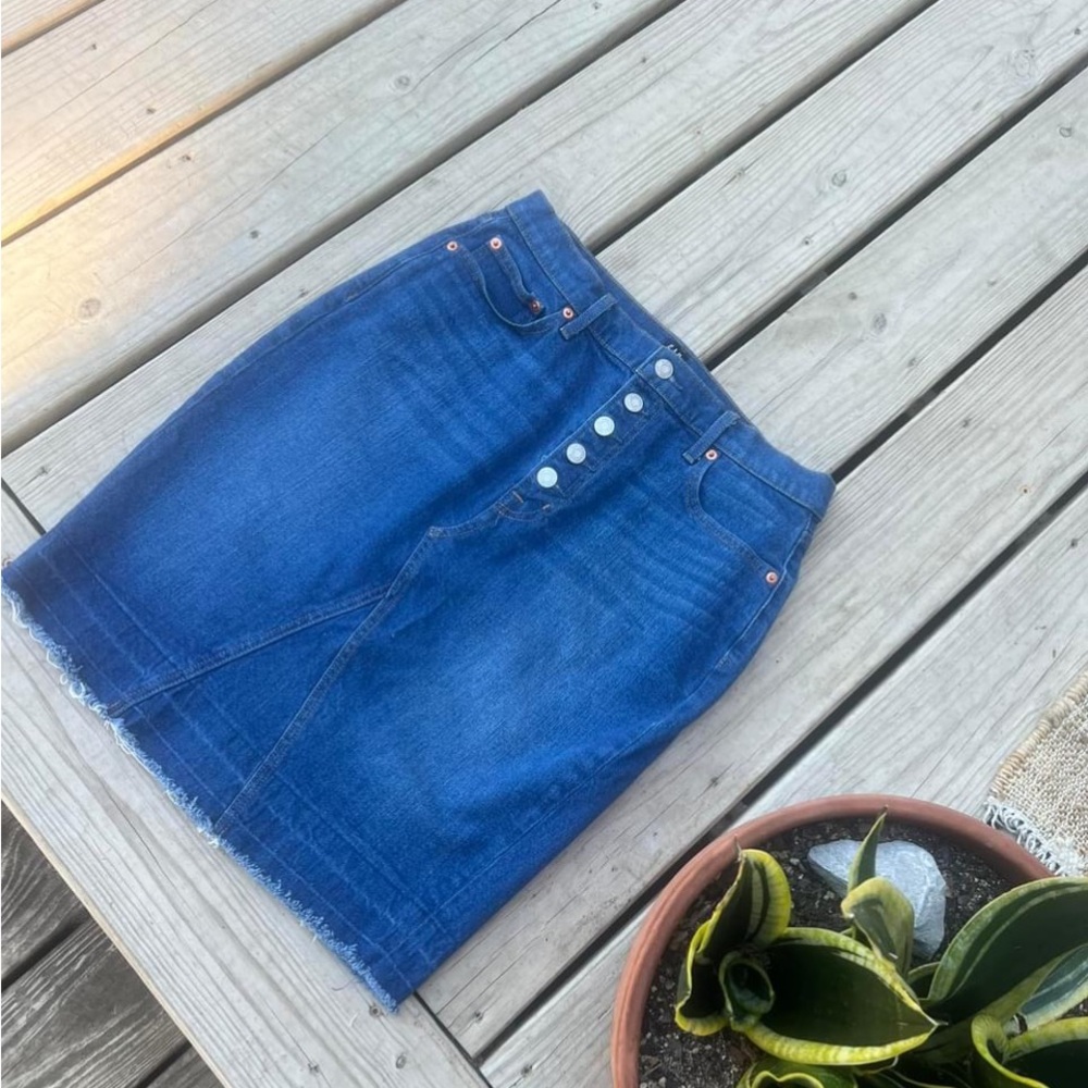 Gap mini skirt denim